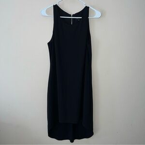 Drew Womens Black Sheath Sleeveless Dress Zip Back Size 8